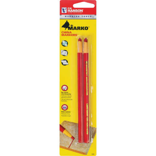 CH Hanson Red China Marker (2-Pack)