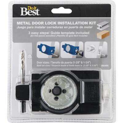 Do it Best Bi-Metal Door Lock Installation Kit for Metal Doors