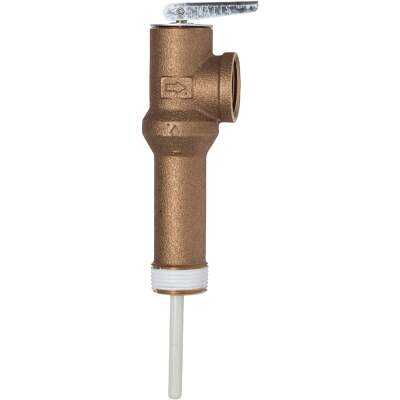 Reliance 3/4 In. MIPS Inlet X 3/4 In. FIPS Outlet Long Shank Temperature & Pressure Relief Valve