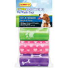 Ruffin' it 9.5 In. W. x 13.5 In. H. Multi-Color Pet Waste Bag (45-Pack) Image 1